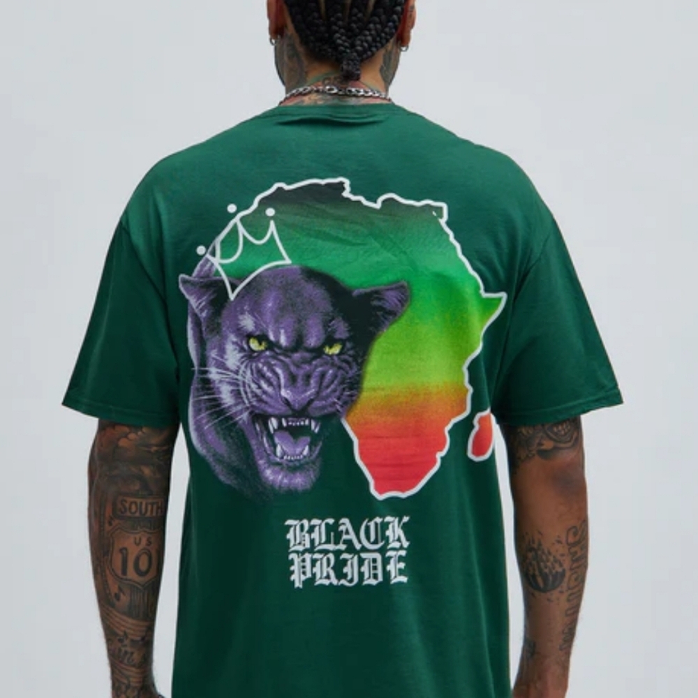 Nova Men Black Pride Graphic Tee Sz XXXL